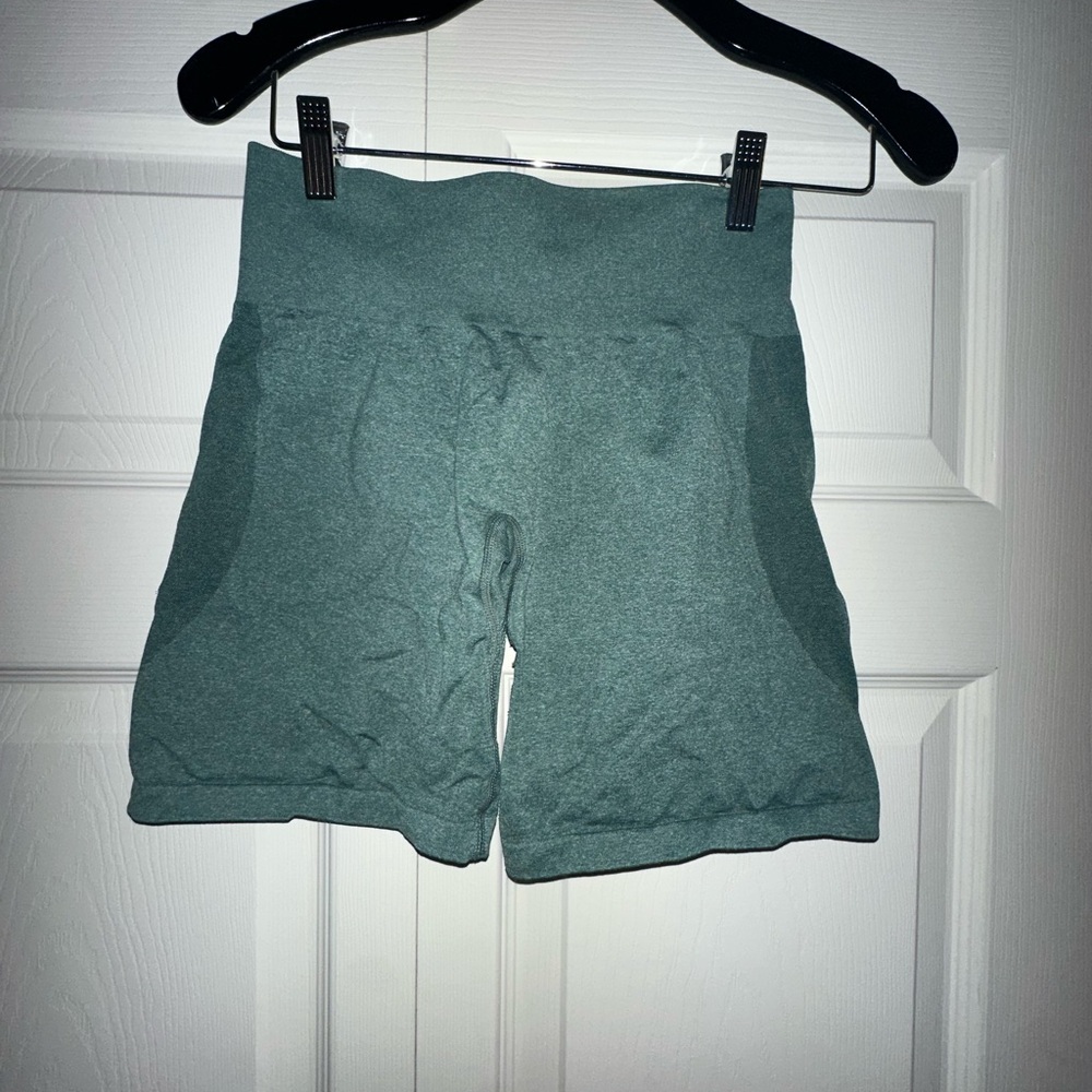 NVGTN Dark Green Bike Shorts